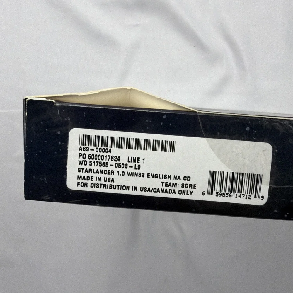 StarLancer (PC Game, 2000) New US Retail Store Big Box Edition Sealed As Shown